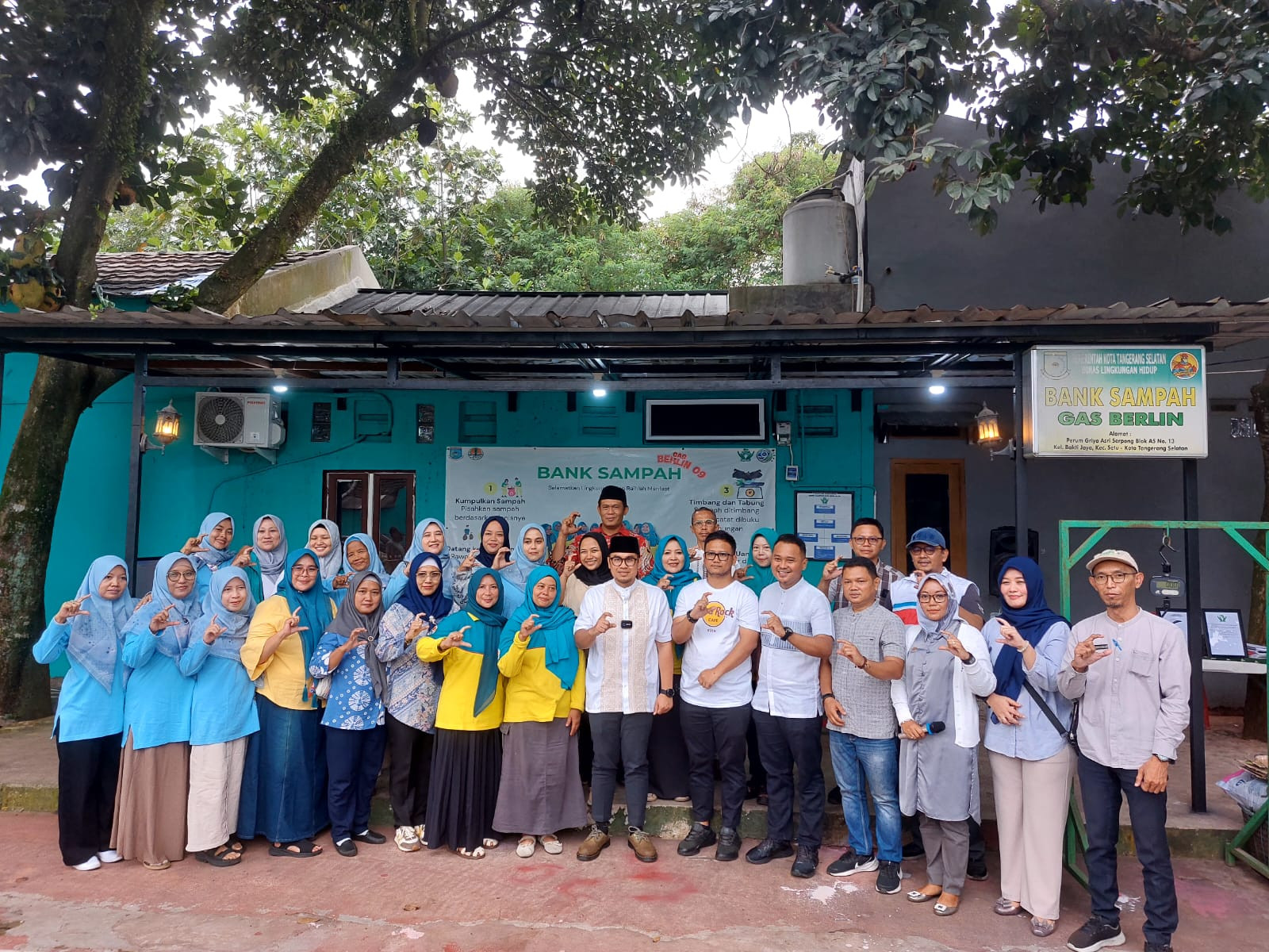 Gas Berlin RW 09 Bakti Jaya Jadi Percontohan, Pilar Dorong Bank Sampah Hidup di Setiap RW